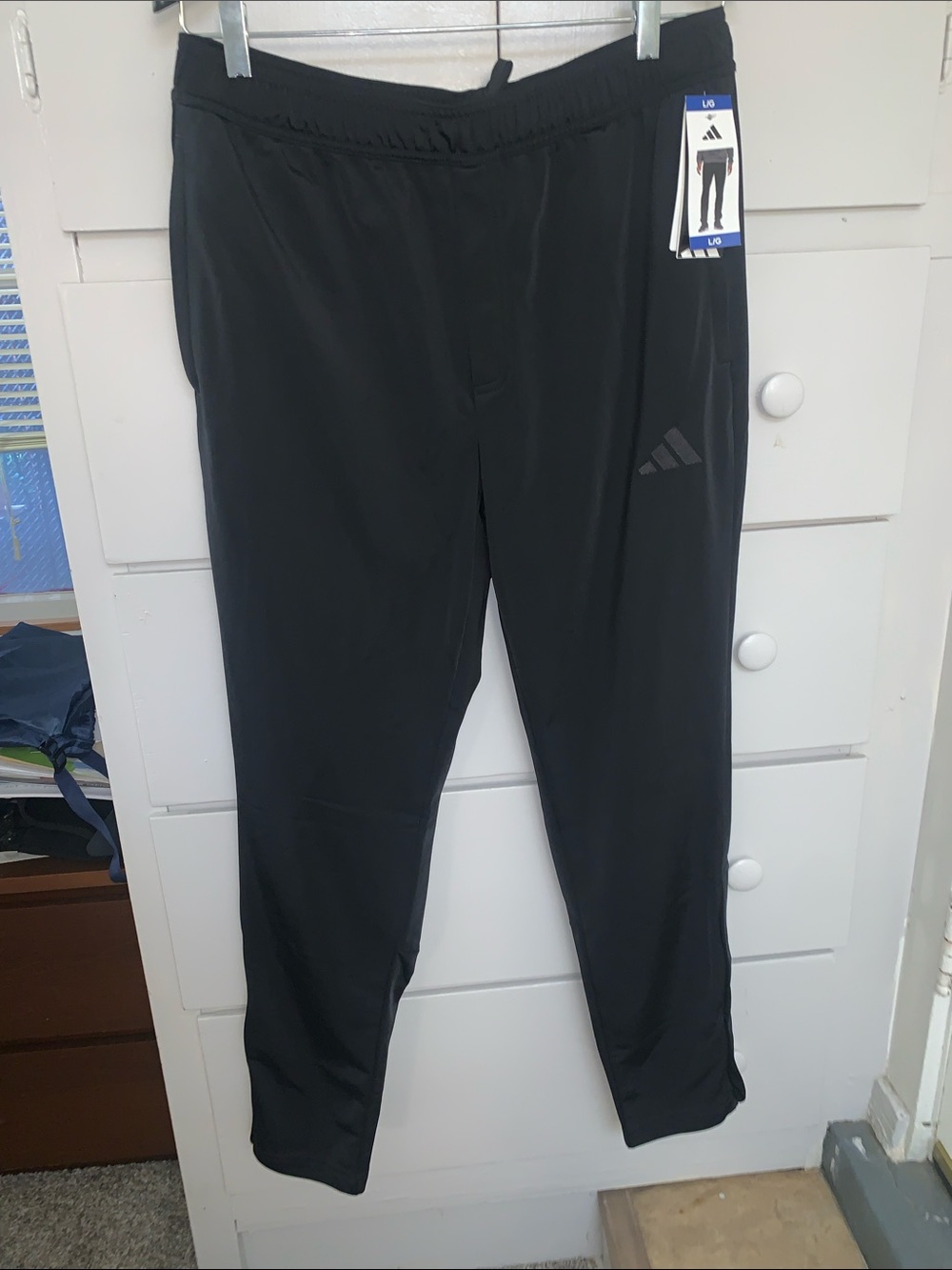 adidas Men's Black Athletic Joggers